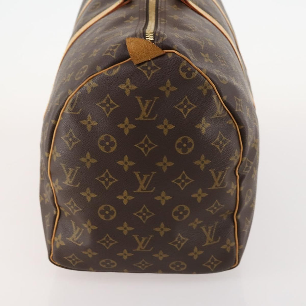 Louis Vuitton Keepall Bag Monogram Canvas Brown Canvas Travel Bag Bag (Pre-Owned)