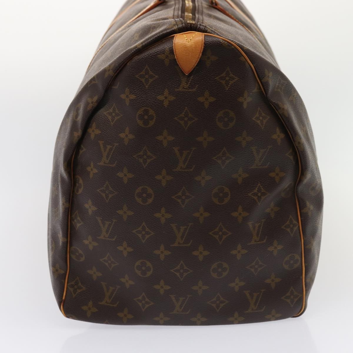 Louis Vuitton Keepall Bag Monogram Canvas Brown Canvas Travel Bag Bag (Pre-Owned)