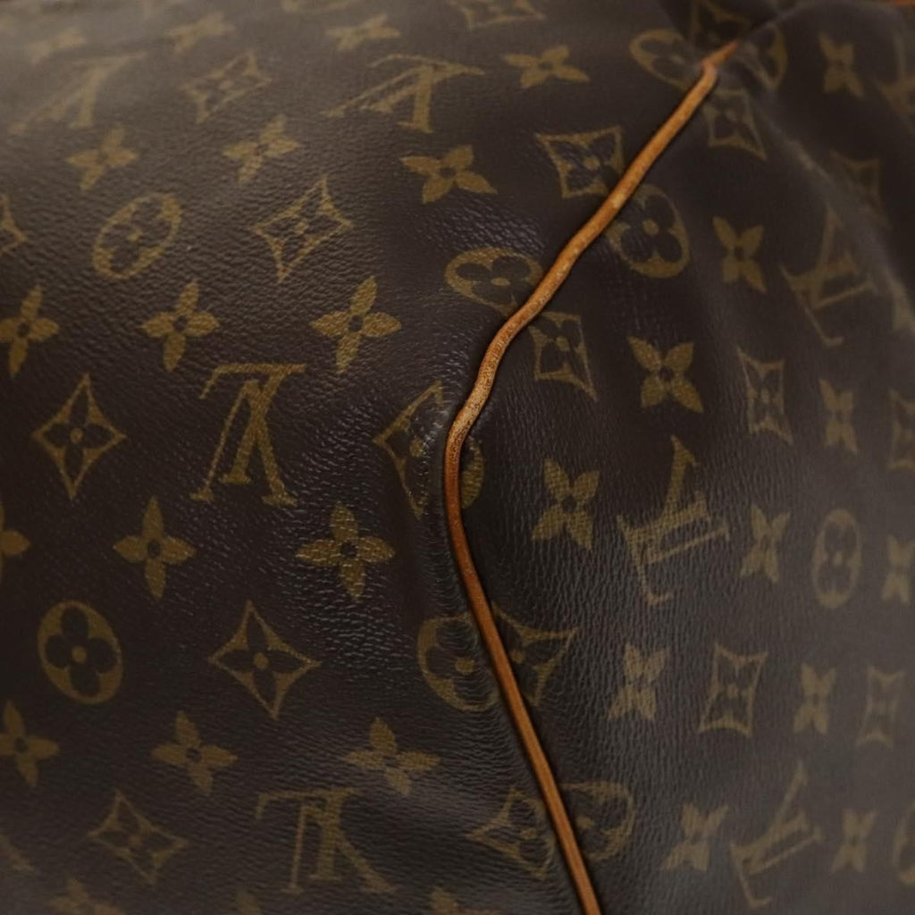 Louis Vuitton Keepall Bag Monogram Canvas Brown Canvas Travel Bag Bag (Pre-Owned)