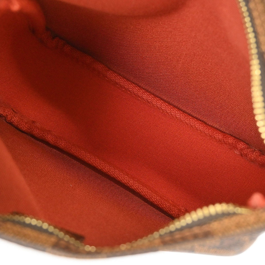 Louis Vuitton Trousse Make Up Bag Damier Canvas Brown Canvas Handbag (Pre-Owned)