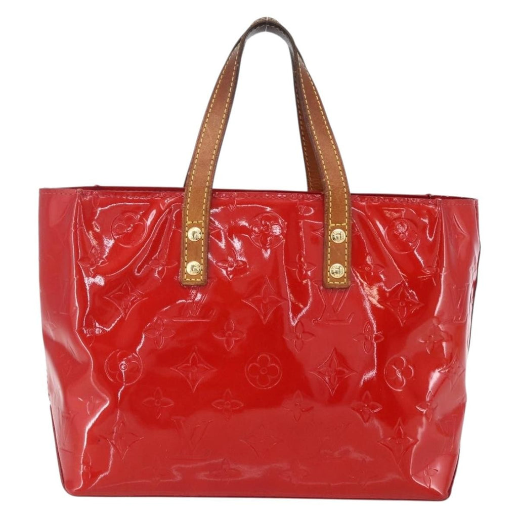 Louis Vuitton Reade Handbag Monogram Vernis Red Patent_Leather Handbag (Pre-Owned)
