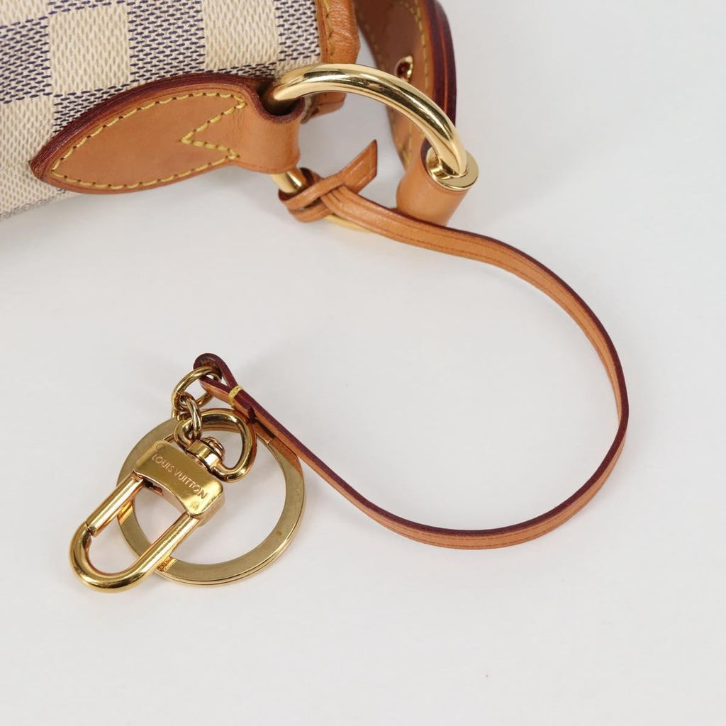 Louis Vuitton Delightful Nm Handbag Damier White Canvas Bag (Pre-Owned)