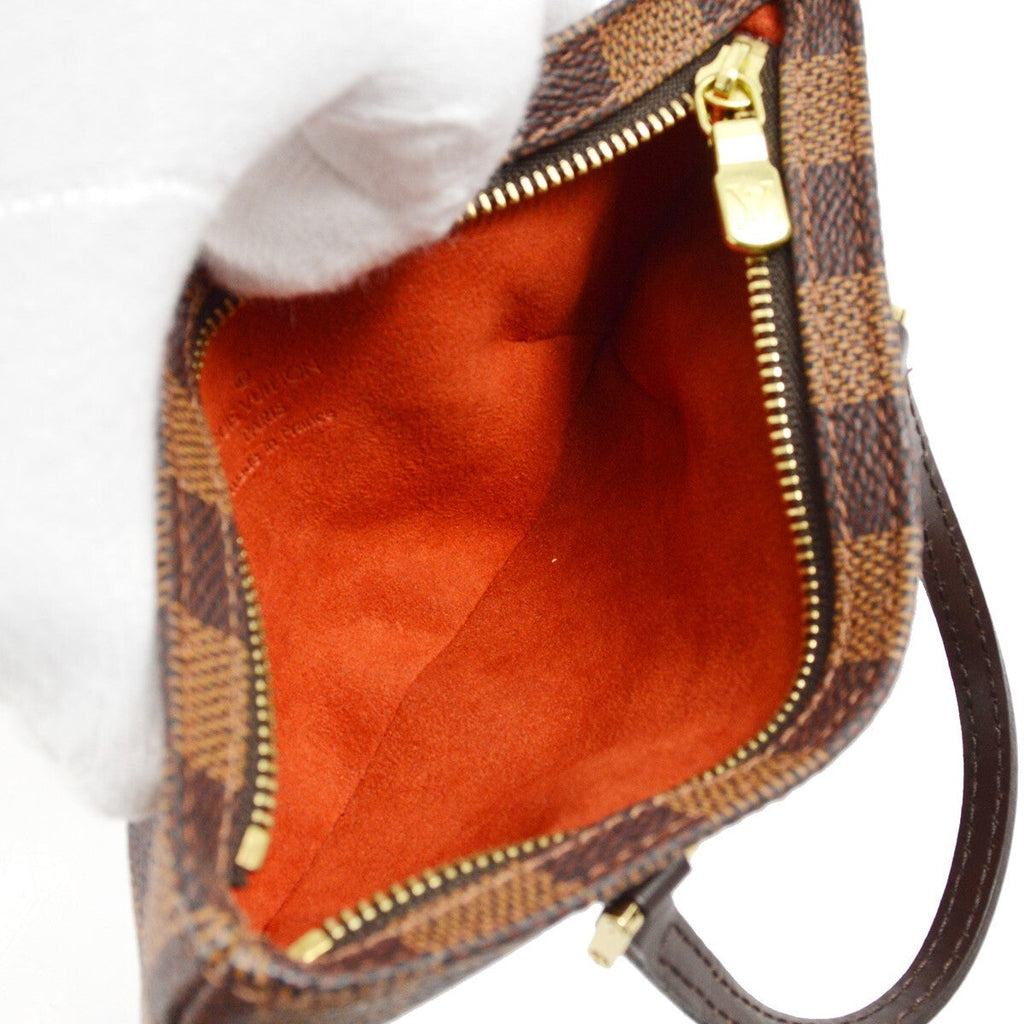 Louis Vuitton Manosque Handbag Damier Brown Canvas Tote Bag Bag (Pre-Owned)