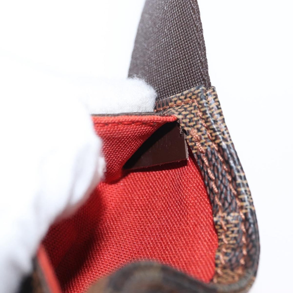Louis Vuitton Geronimos Waist Bag Damier Brown Canvas Shoulder Bag Bag (Pre-Owned)