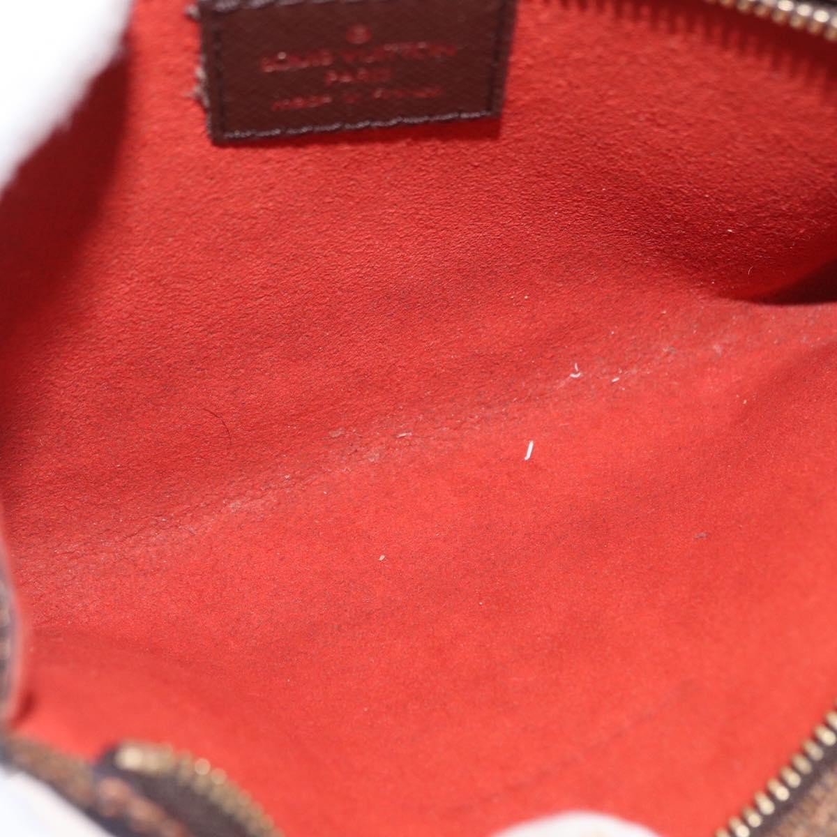 Louis Vuitton Marais Bucket Zip Pouch Damier Brown Canvas Clutche & Pouche Bag (Pre-Owned)