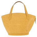 Louis Vuitton Saint Jacques Handbag Epi Leather Yellow Leather Handbag (Pre-Owned)