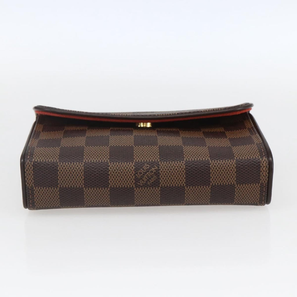 Louis Vuitton Florentine Waist Bag Damier Canvas Brown Canvas Clutche & Pouche Bag (Pre-Owned)