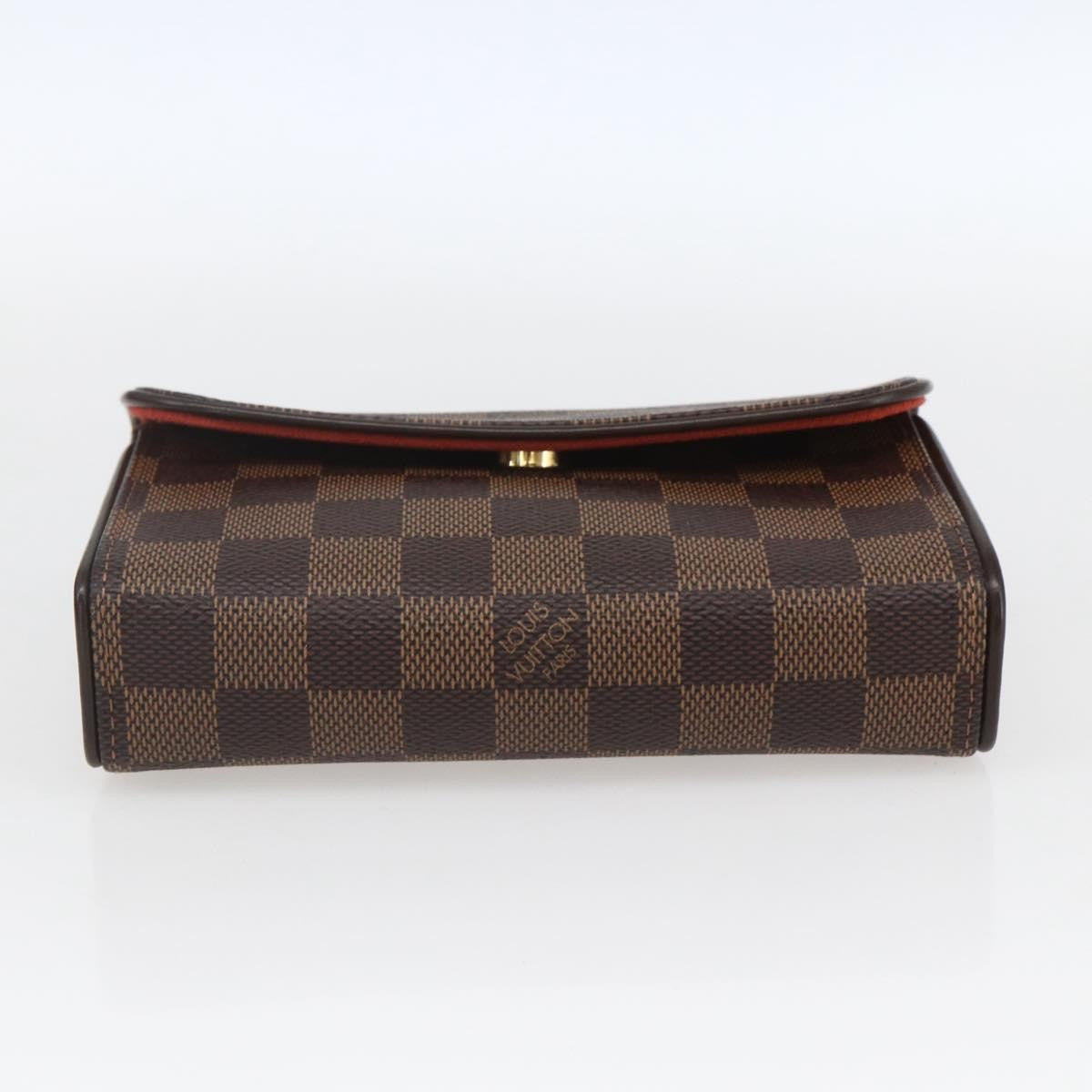 Louis Vuitton Florentine Waist Bag Damier Canvas Brown Canvas Clutche & Pouche Bag (Pre-Owned)