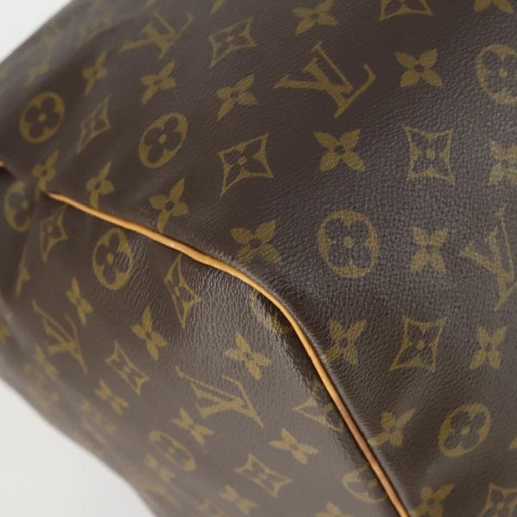 Louis Vuitton Keepall Bag Monogram Canvas Brown Canvas Travel Bag Bag (Pre-Owned)