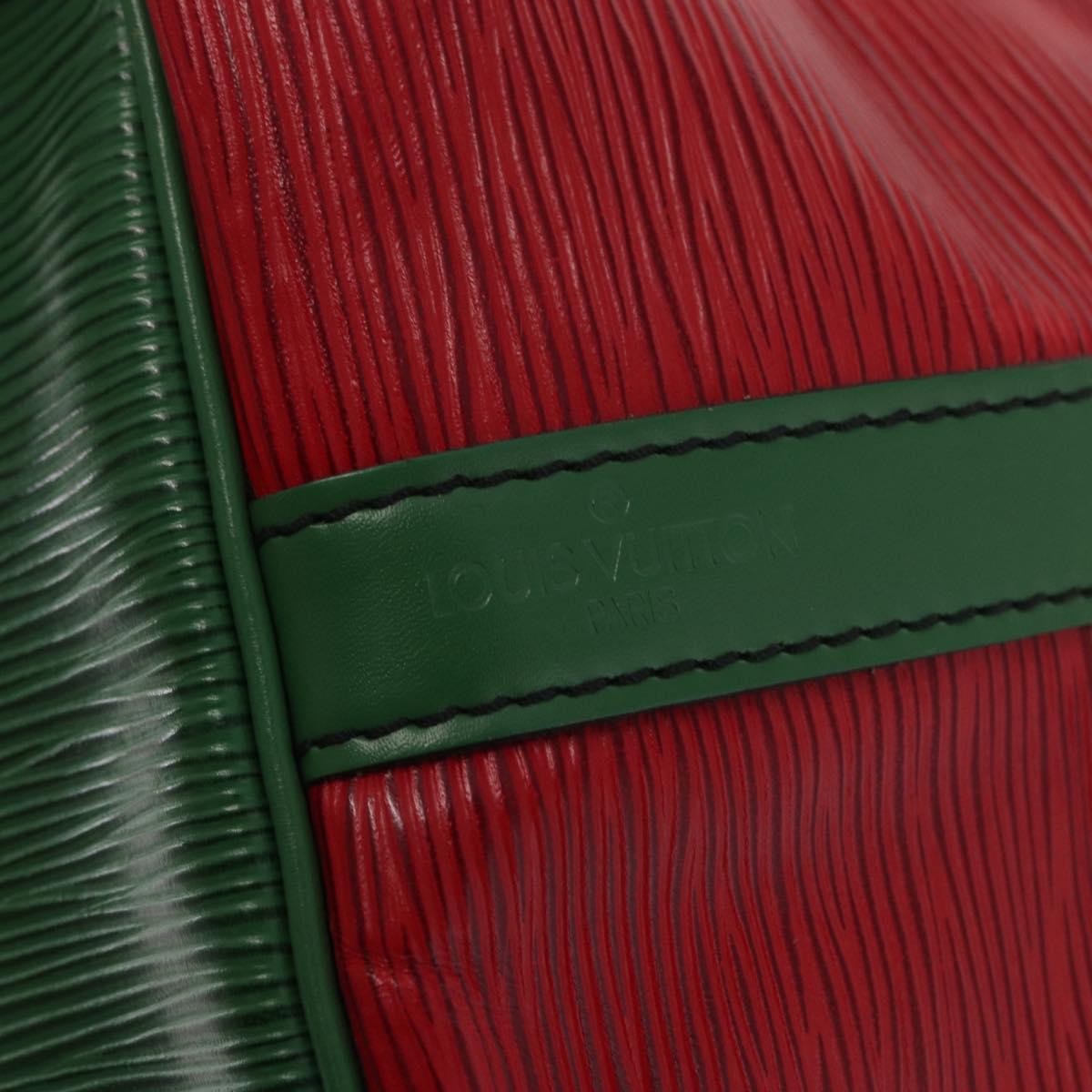 Louis Vuitton Bicolor Petit Noe Handbag Epi Leather Green Leather Shoulder Bag Bag (Pre-Owned)