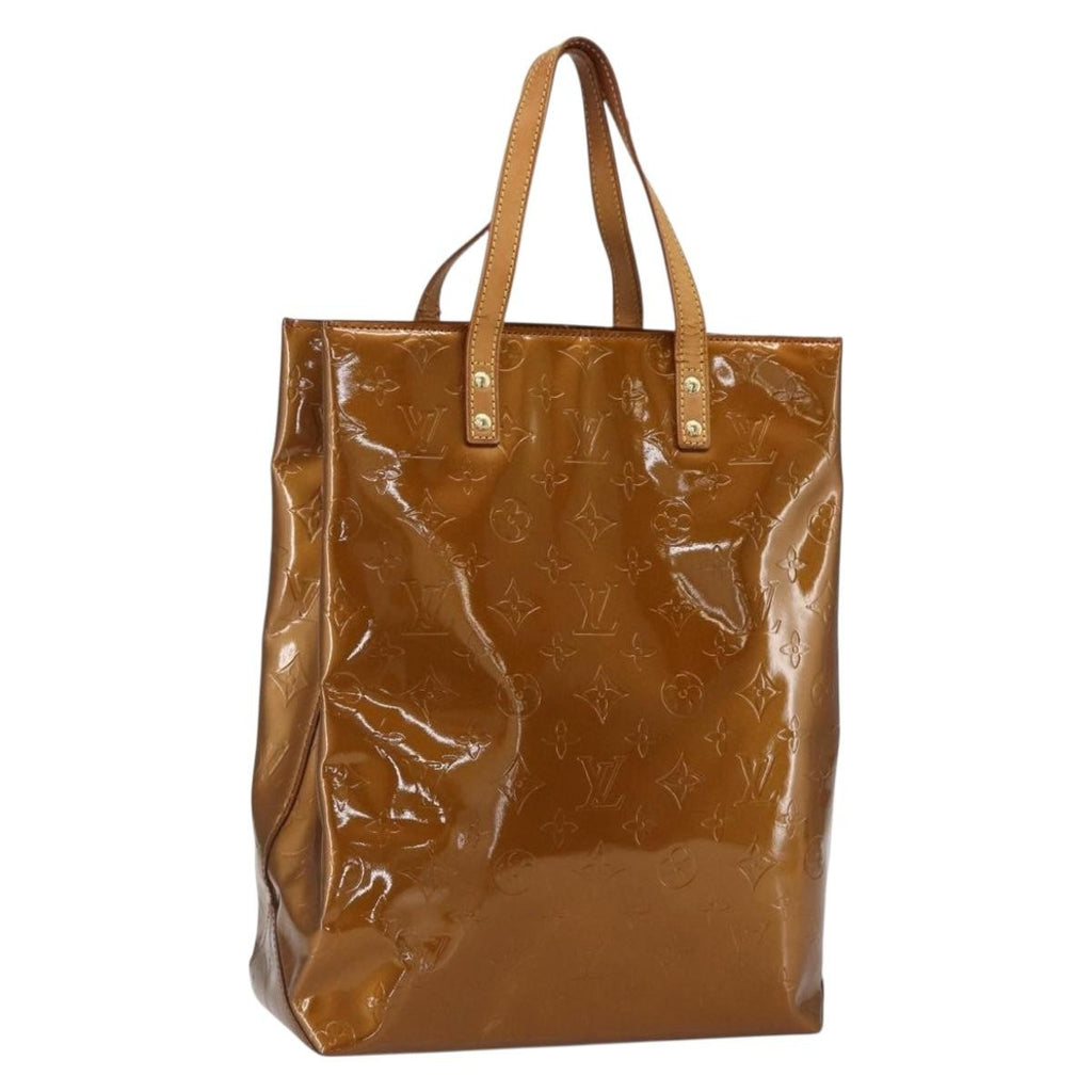 Louis Vuitton Reade Handbag Monogram Vernis Brown Patent_Leather Tote Bag Bag (Pre-Owned)