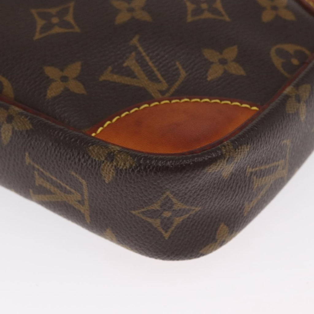 Louis Vuitton Danube Handbag Monogram Canvas Brown Canvas Shoulder Bag Bag (Pre-Owned)