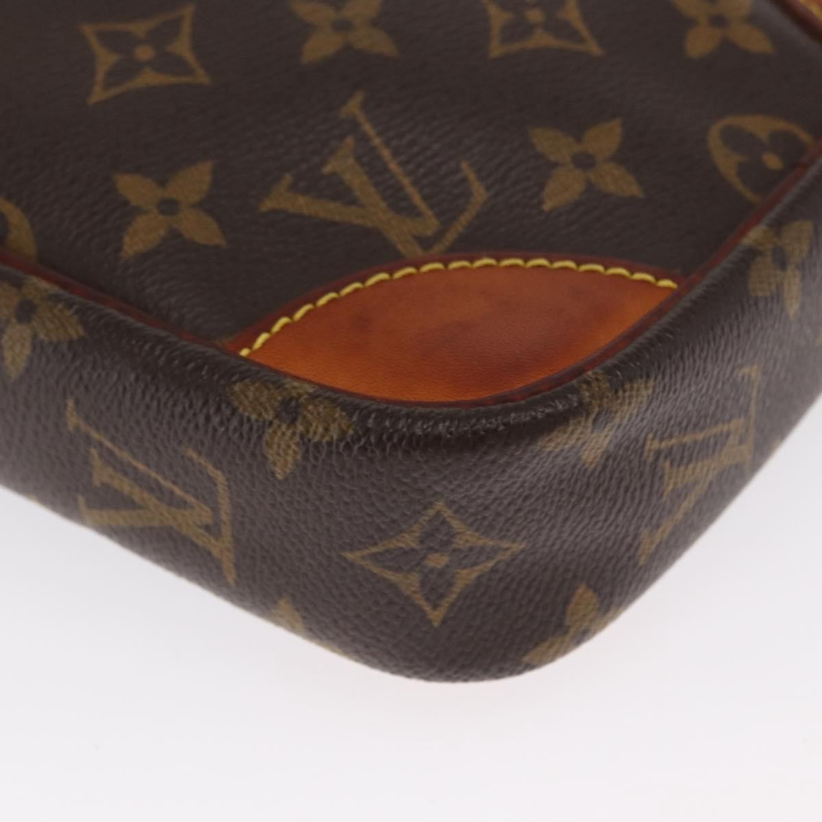 Louis Vuitton Danube Handbag Monogram Canvas Brown Canvas Shoulder Bag Bag (Pre-Owned)
