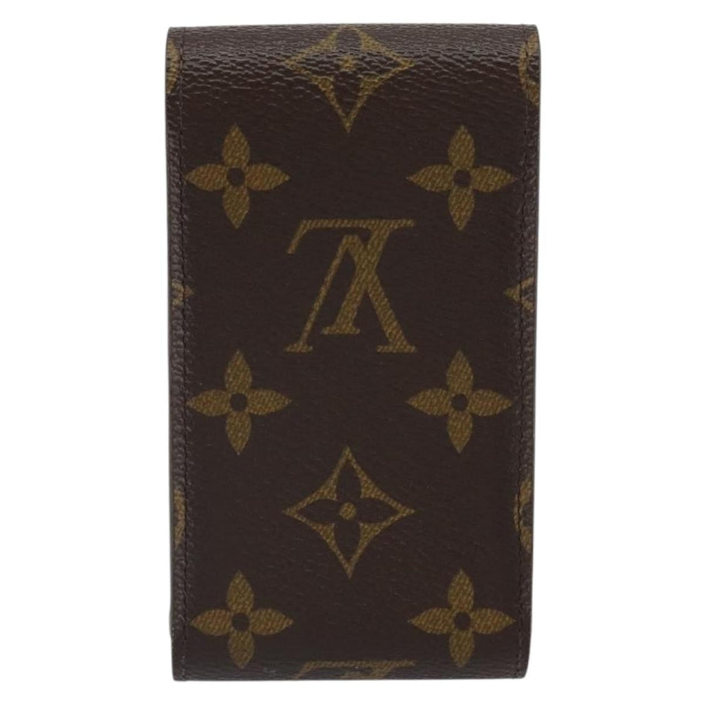 Louis Vuitton Etui Cigarette Case Monogram Canvas Brown Canvas Wallets Accessory (Pre-Owned)