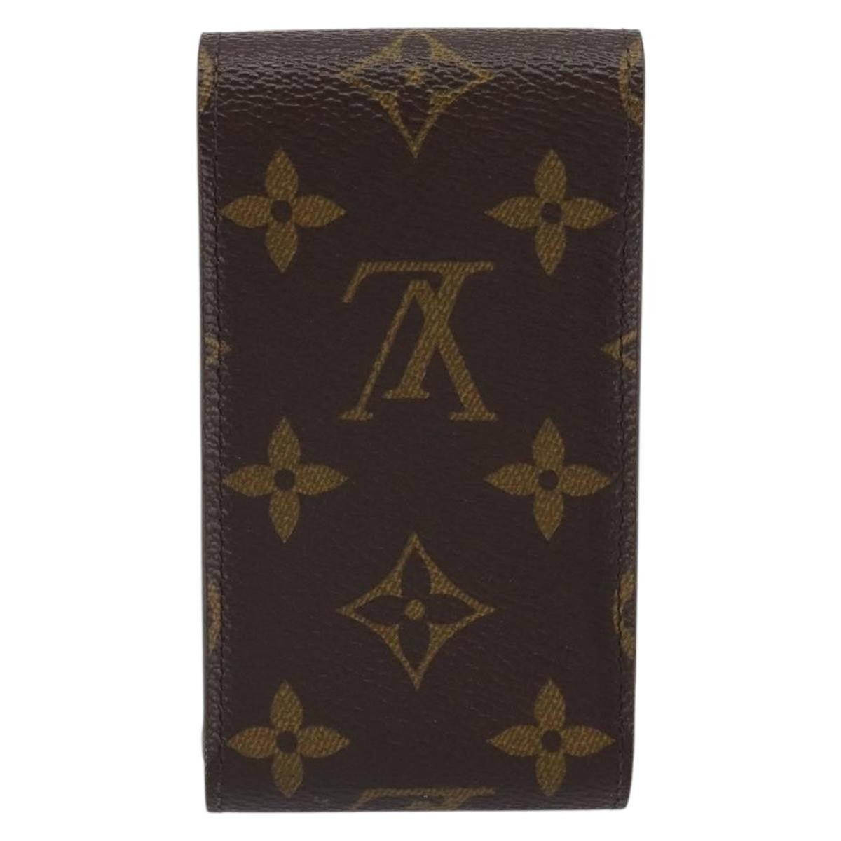 Louis Vuitton Etui Cigarette Case Monogram Canvas Brown Canvas Wallets Accessory (Pre-Owned)