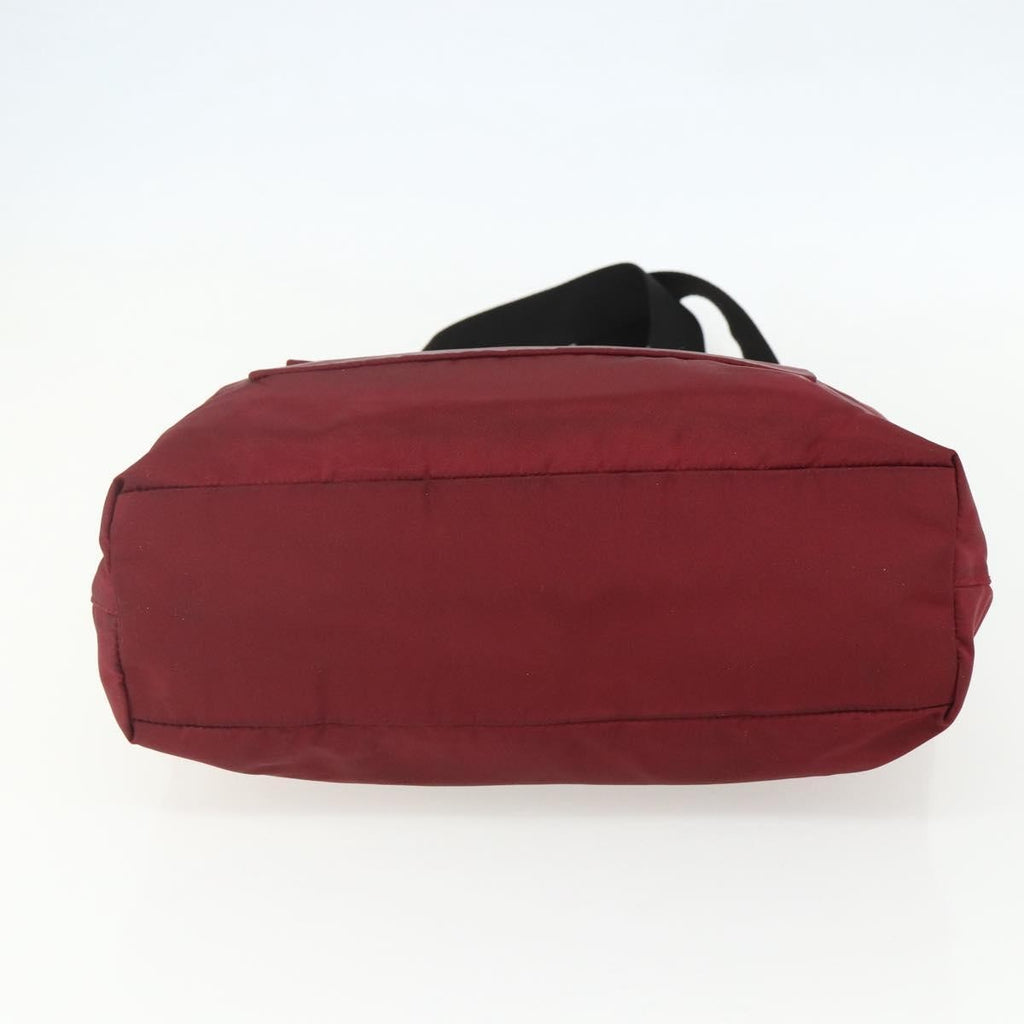 Prada Sport Tote Bag Nylon Red Nylon Tote Bag Bag (Pre-Owned)