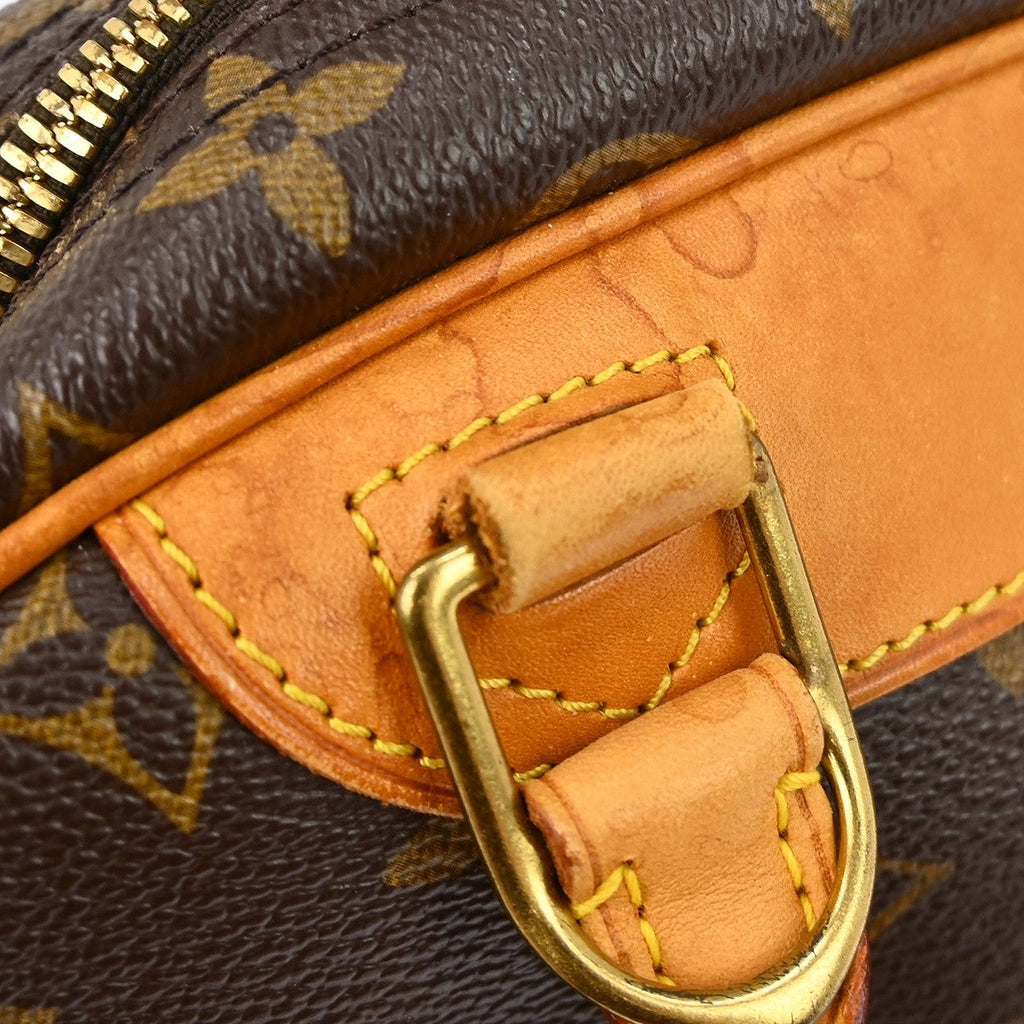 Louis Vuitton Trouville Handbag Monogram Canvas Brown Canvas Handbag (Pre-Owned)