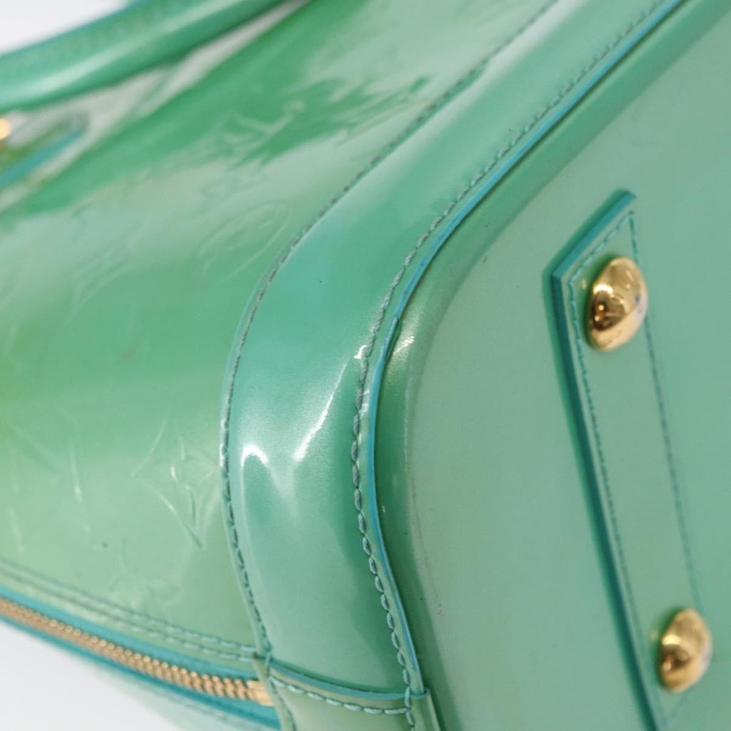 Louis Vuitton Alma Handbag Patent Leather Blue Patent_Leather Handbag (Pre-Owned)