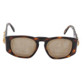 Chanel Camélia Sunglasses Plastic Brown Plastic Sunglasse Accessory (Pre-Owned)