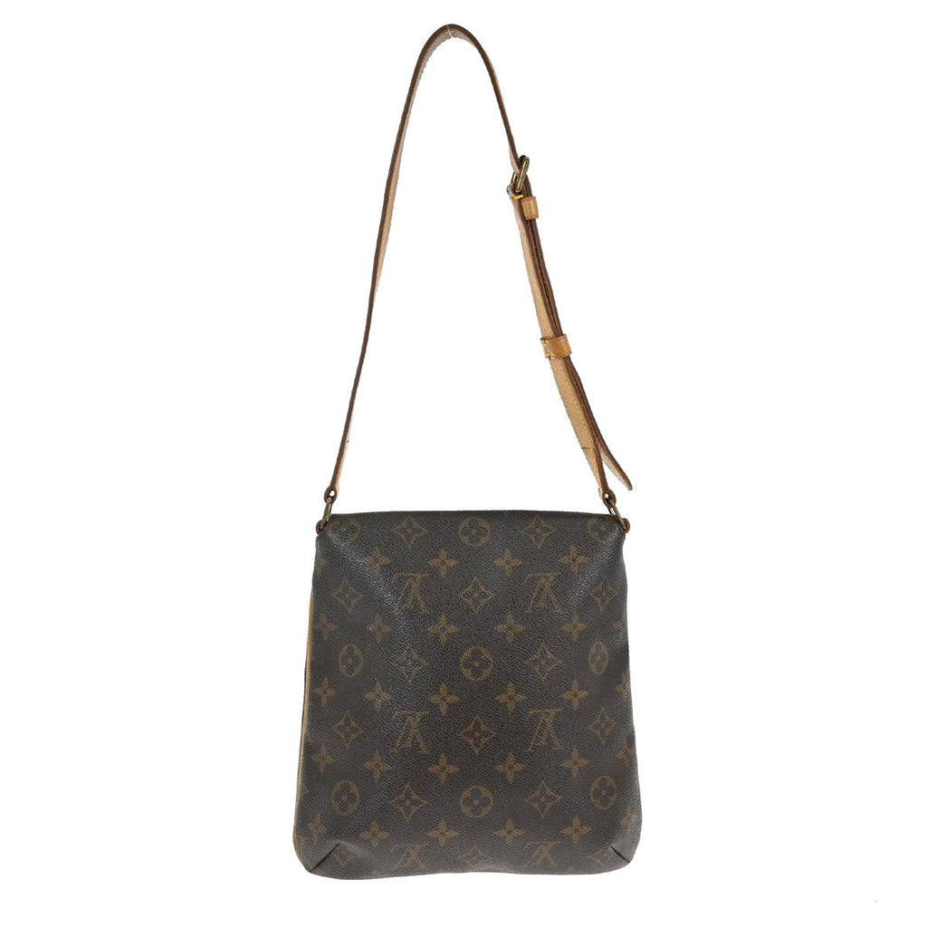 Louis Vuitton Musette Salsa Handbag Monogram Canvas Brown Canvas Shoulder Bag Bag (Pre-Owned)
