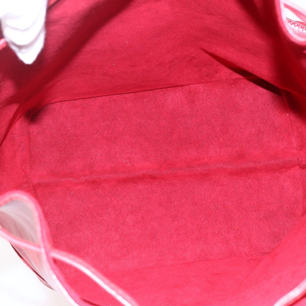 Louis Vuitton Noe Handbag Epi Leather Red Leather Bag (Pre-Owned)