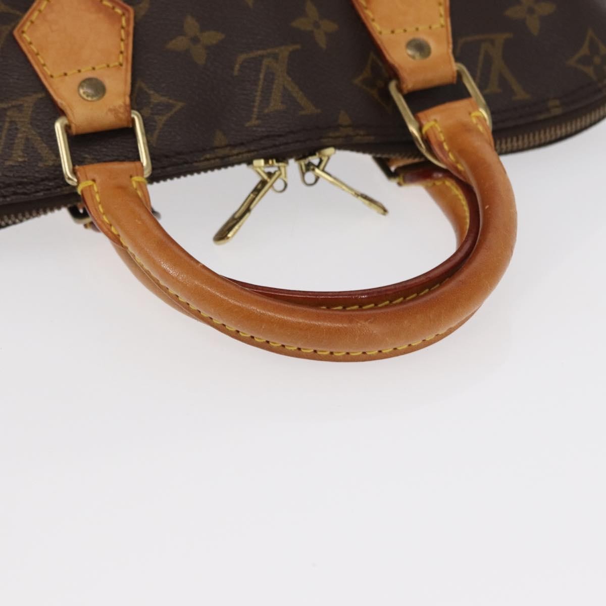Louis Vuitton Alma Handbag Monogram Canvas Brown Canvas Handbag (Pre-Owned)