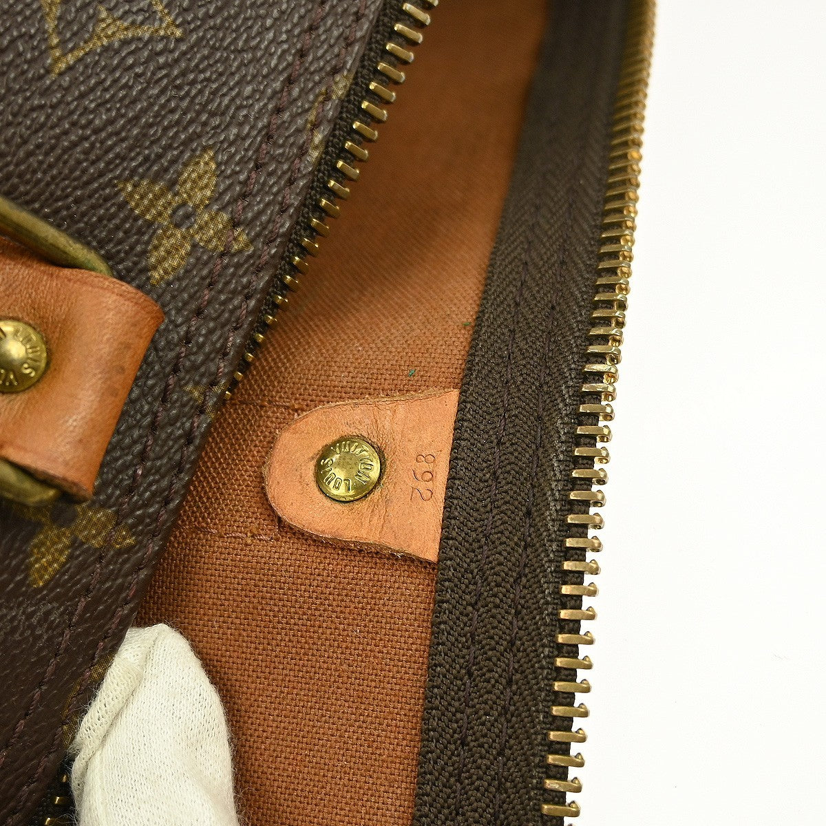 Louis Vuitton Keepall Bag Monogram Canvas Brown Canvas Travel Bag Bag (Pre-Owned)