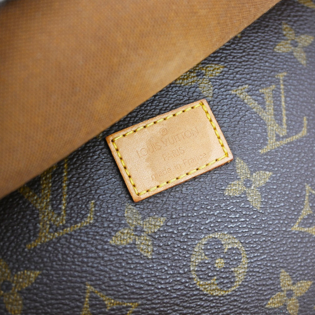Louis Vuitton Saumur Handbag Monogram Canvas Brown Canvas Shoulder Bag Bag (Pre-Owned)