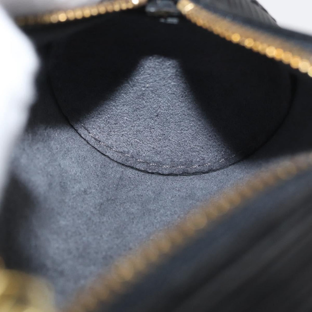 Louis Vuitton Soufflot Pochette Epi Leather Black Leather Clutche & Pouche Bag (Pre-Owned)
