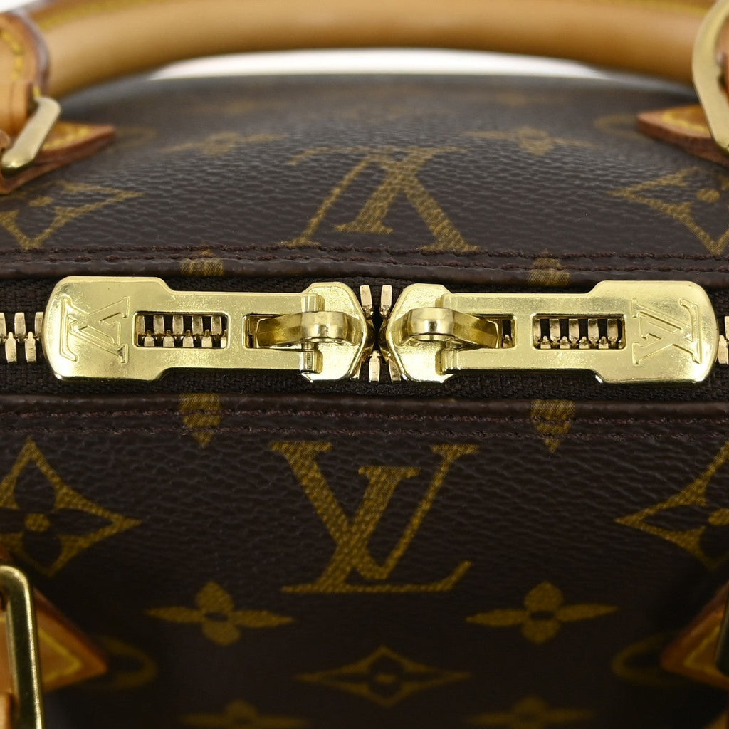 Louis Vuitton Alma Handbag Monogram Canvas Brown Canvas Handbag (Pre-Owned)