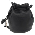 Chanel Camellia Clutch Bag Leather Black Leather Clutche & Pouche Bag (Pre-Owned)
