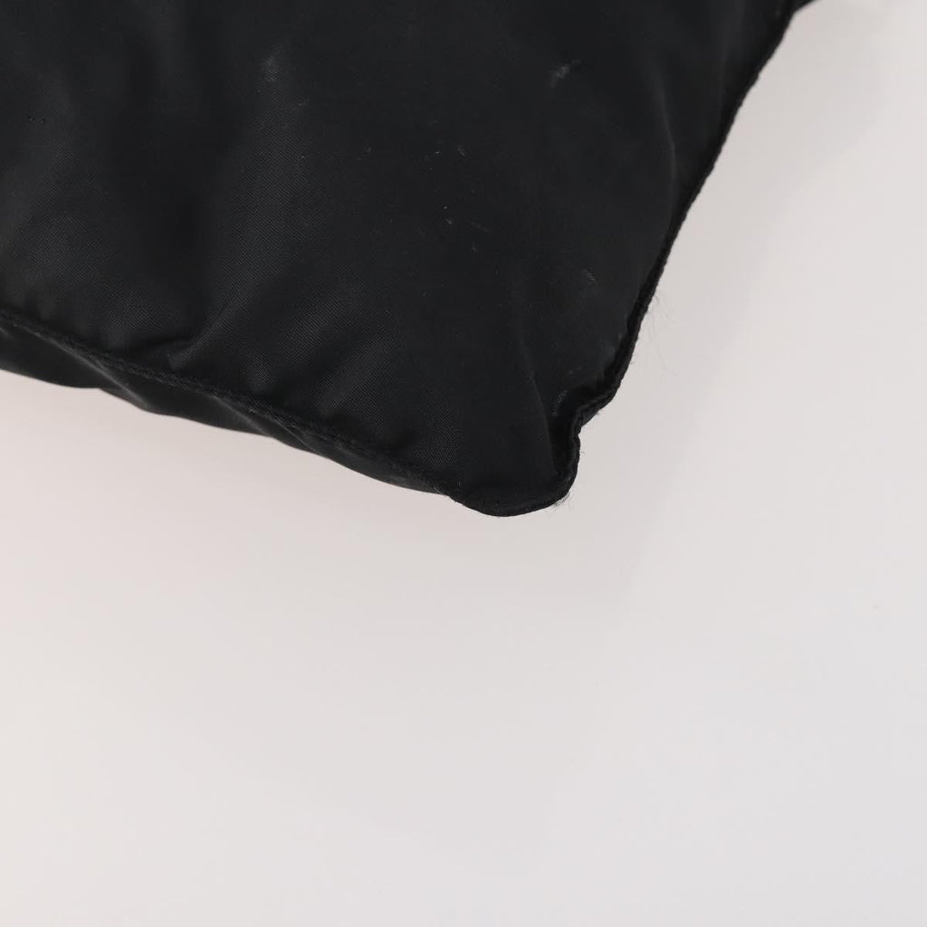 Prada Flat Messenger Bag Tessuto Black Nylon Shoulder Bag Bag (Pre-Owned)