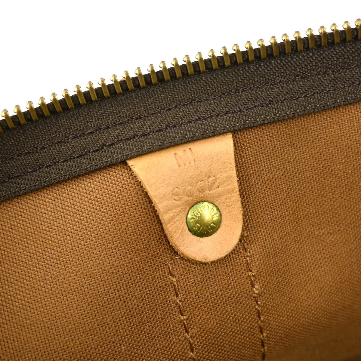 Louis Vuitton Keepall Bag Monogram Canvas Brown Canvas Travel Bag Bag (Pre-Owned)