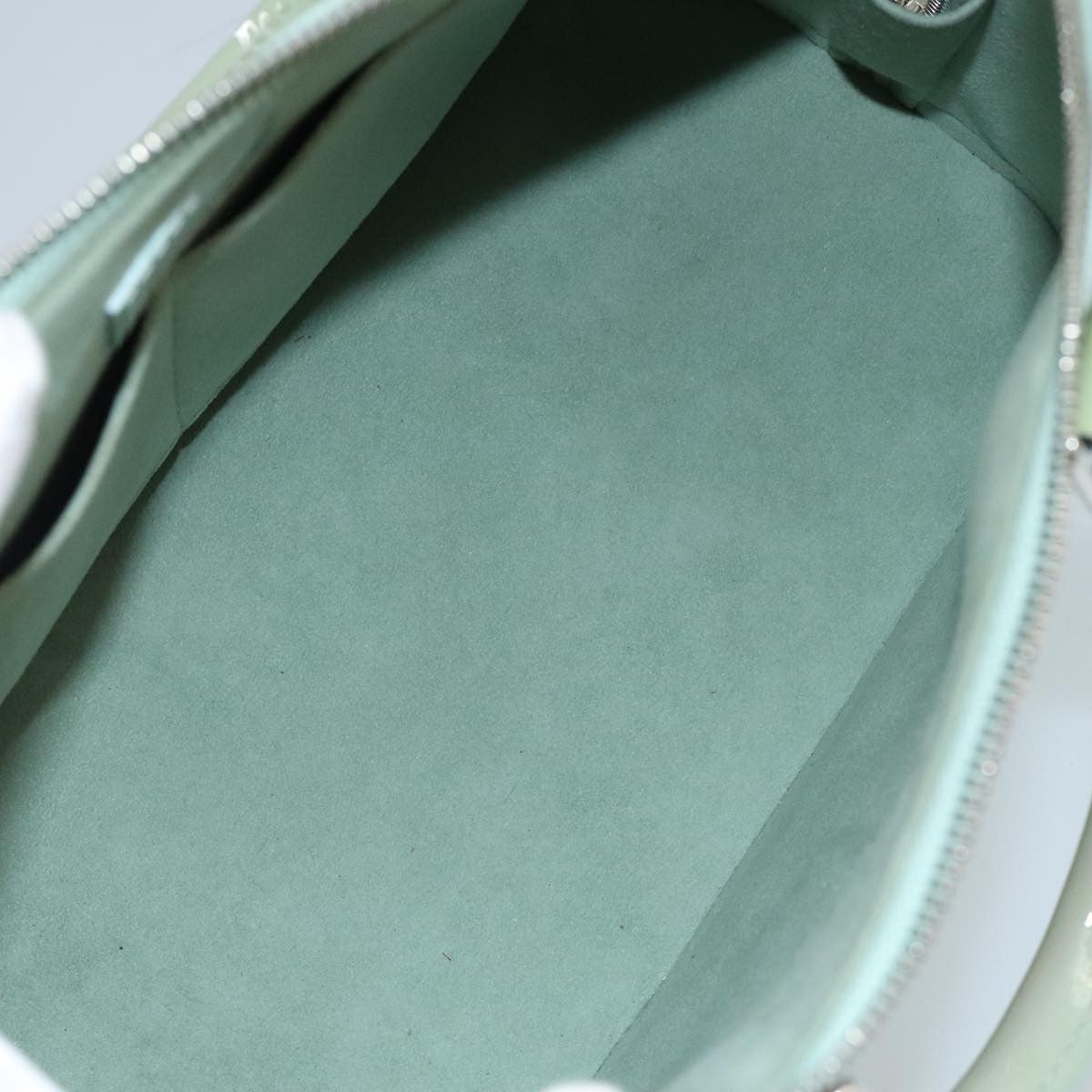 Louis Vuitton Alma Handbag Electric Epi Leather Green Patent_Leather Handbag (Pre-Owned)