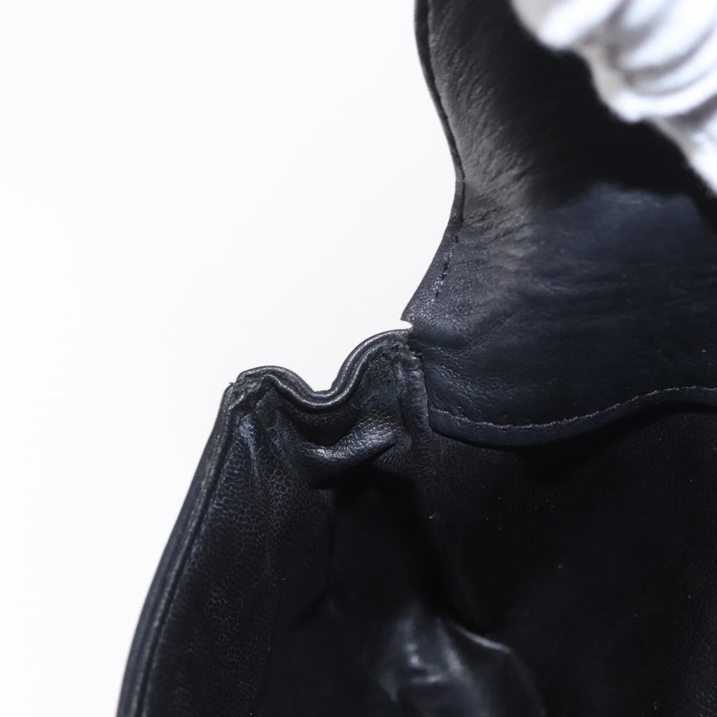 Chanel Chain Envelope Belt Bag Quilted Calfskin Black Leather Clutche & Pouche Bag (Pre-Owned)