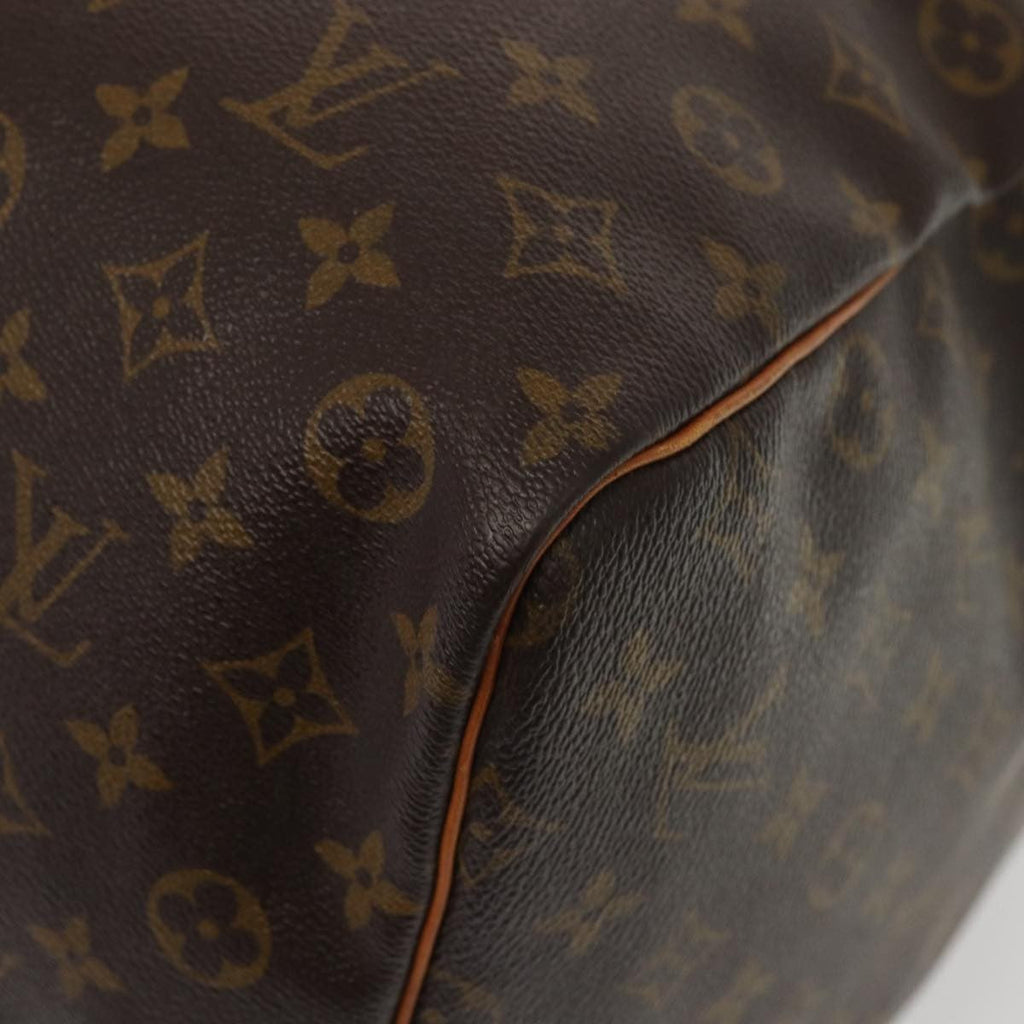 Louis Vuitton Keepall Bag Monogram Canvas Brown Canvas Travel Bag Bag (Pre-Owned)