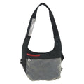 Prada Vintage Sport Shoulder Bag Nylon Black Nylon Shoulder Bag Bag (Pre-Owned)