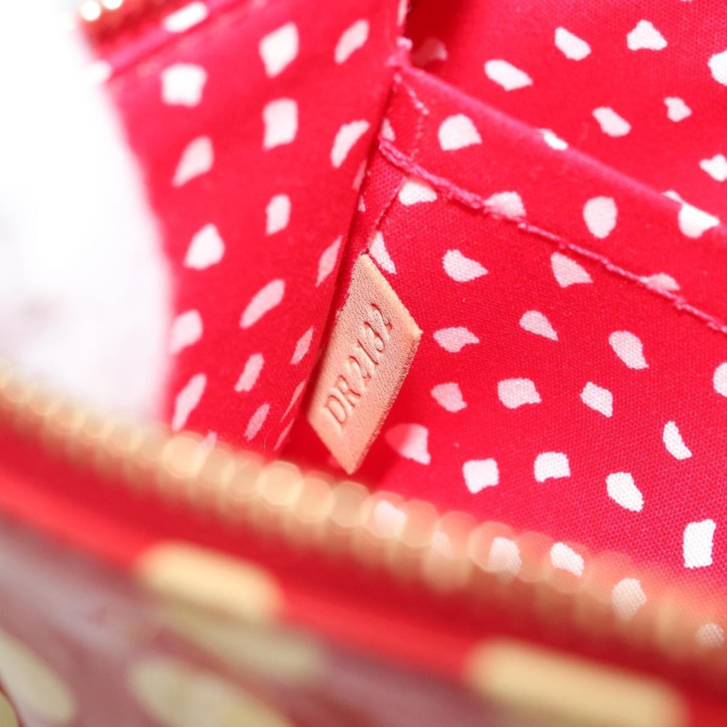 Louis Vuitton Pochette Accessoires Yayoi Kusama Painted Dots Monogram Vernis Red Patent_Leather Clutche & Pouche Bag (Pre-Owned)