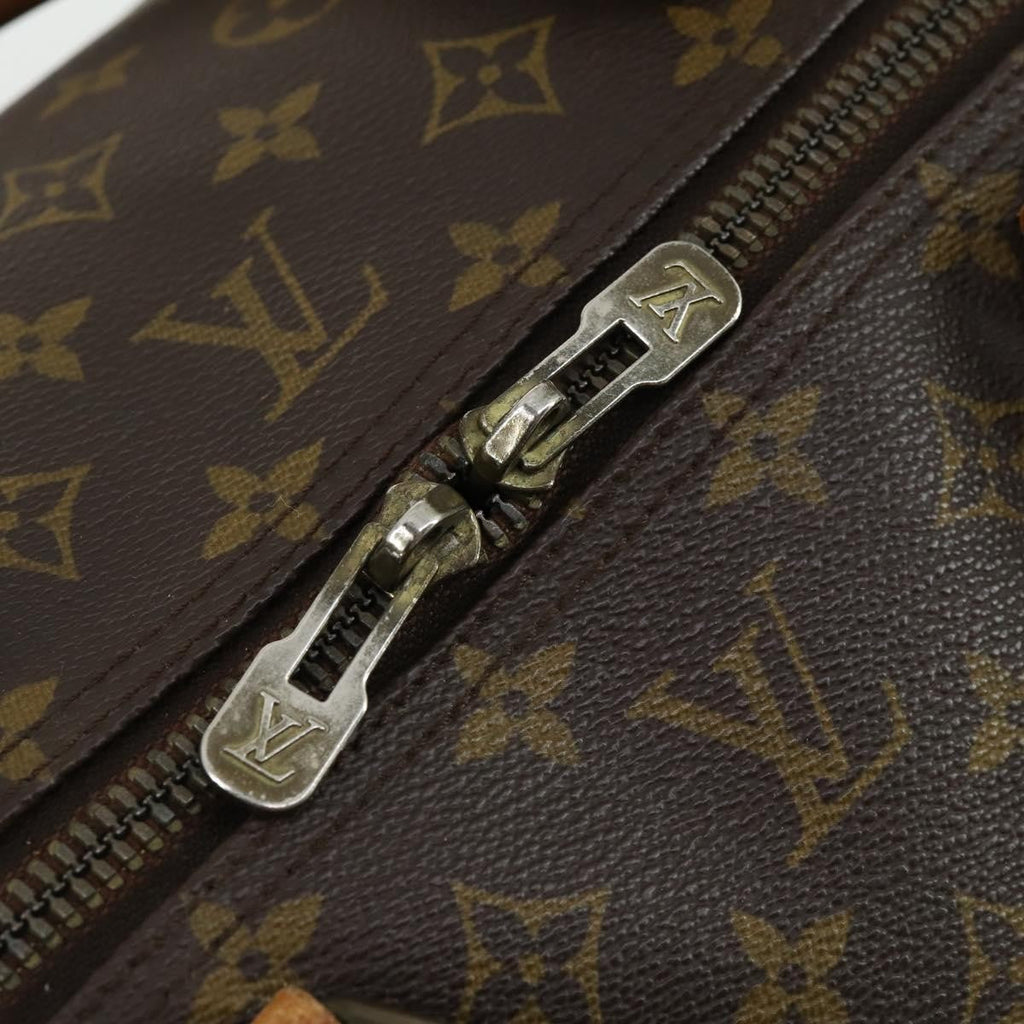 Louis Vuitton Keepall Bag Monogram Canvas Brown Canvas Travel Bag Bag (Pre-Owned)