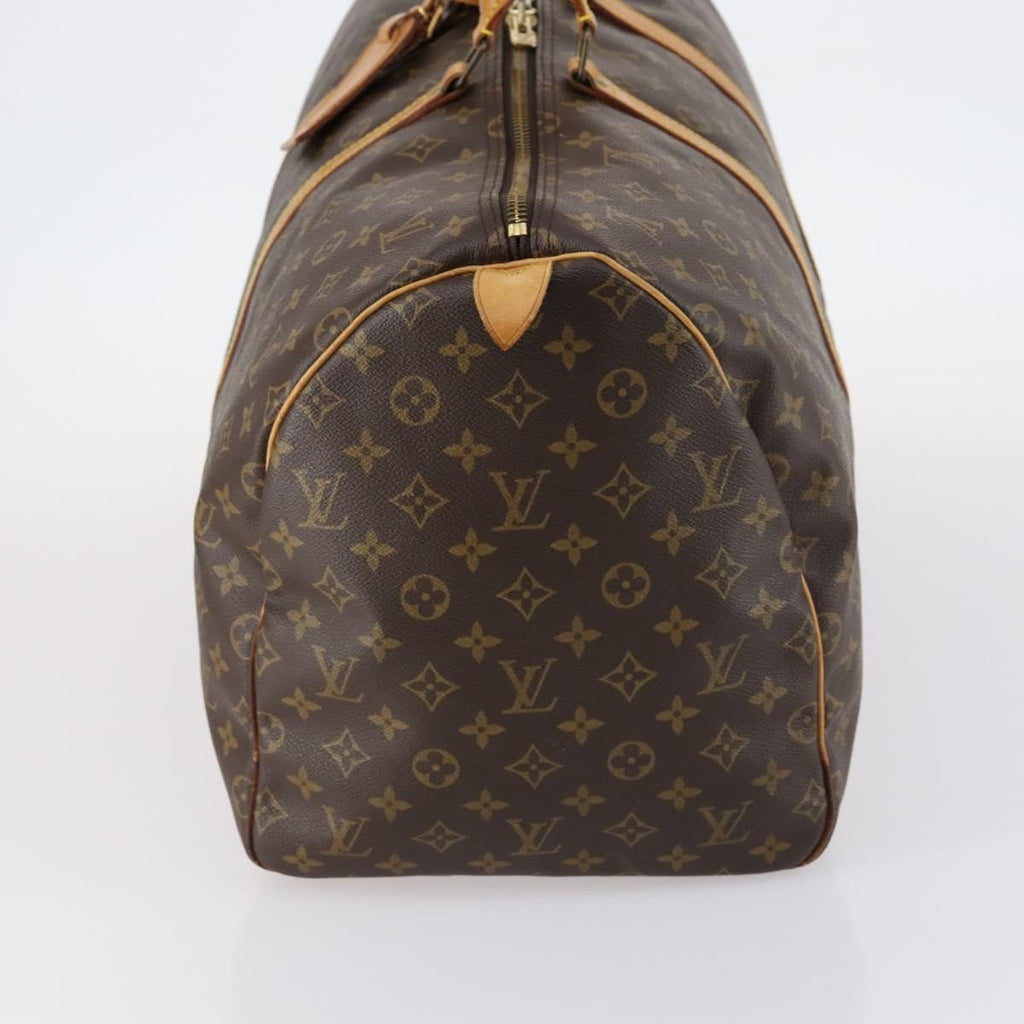 Louis Vuitton Keepall Bag Monogram Canvas Brown Canvas Travel Bag Bag (Pre-Owned)