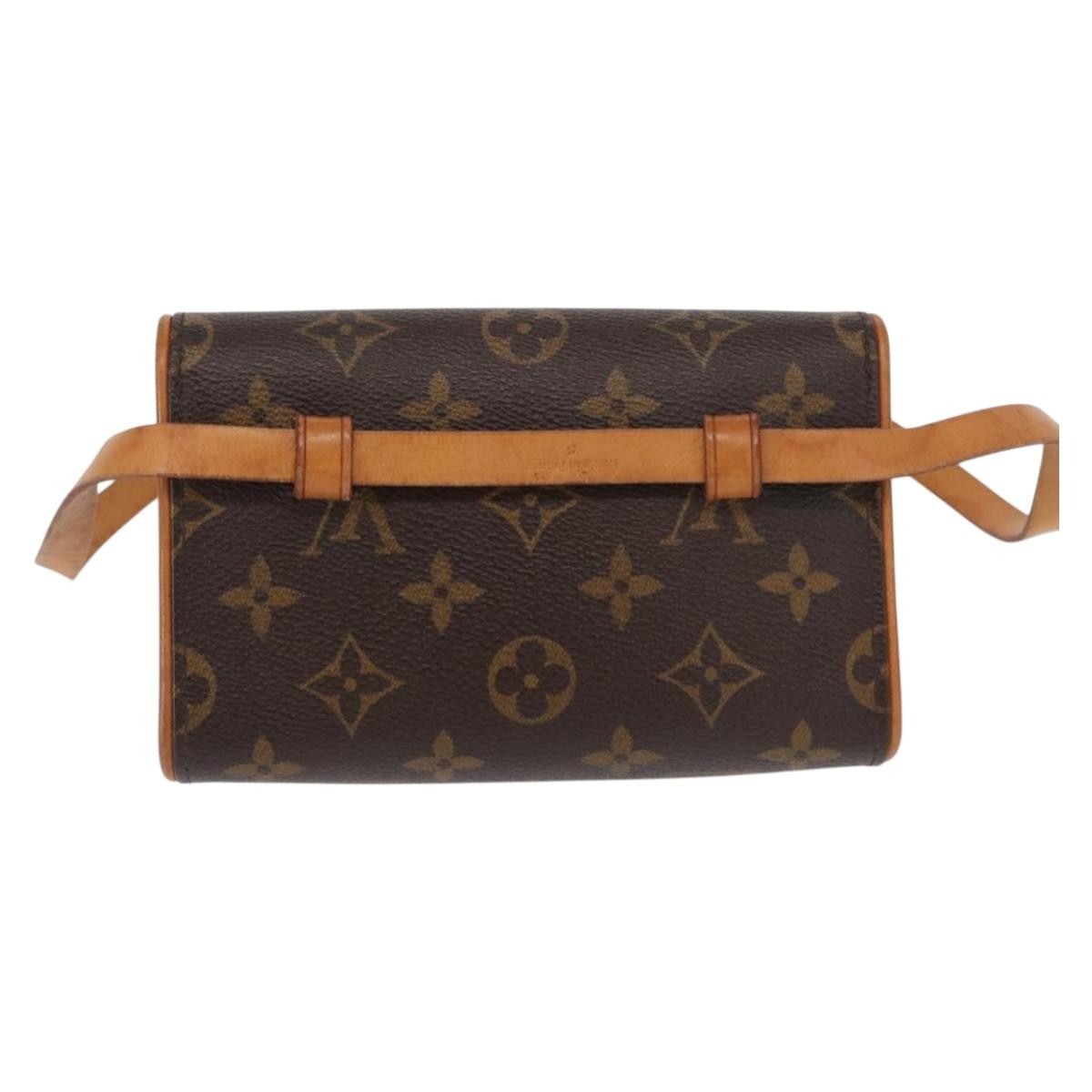 Louis Vuitton Florentine Waist Bag Monogram Canvas Brown Canvas Clutche & Pouche Bag (Pre-Owned)