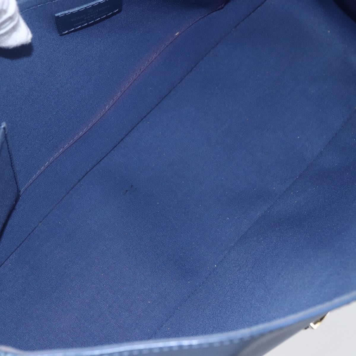 Louis Vuitton Segur Handbag Epi Leather Blue Leather Handbag (Pre-Owned)