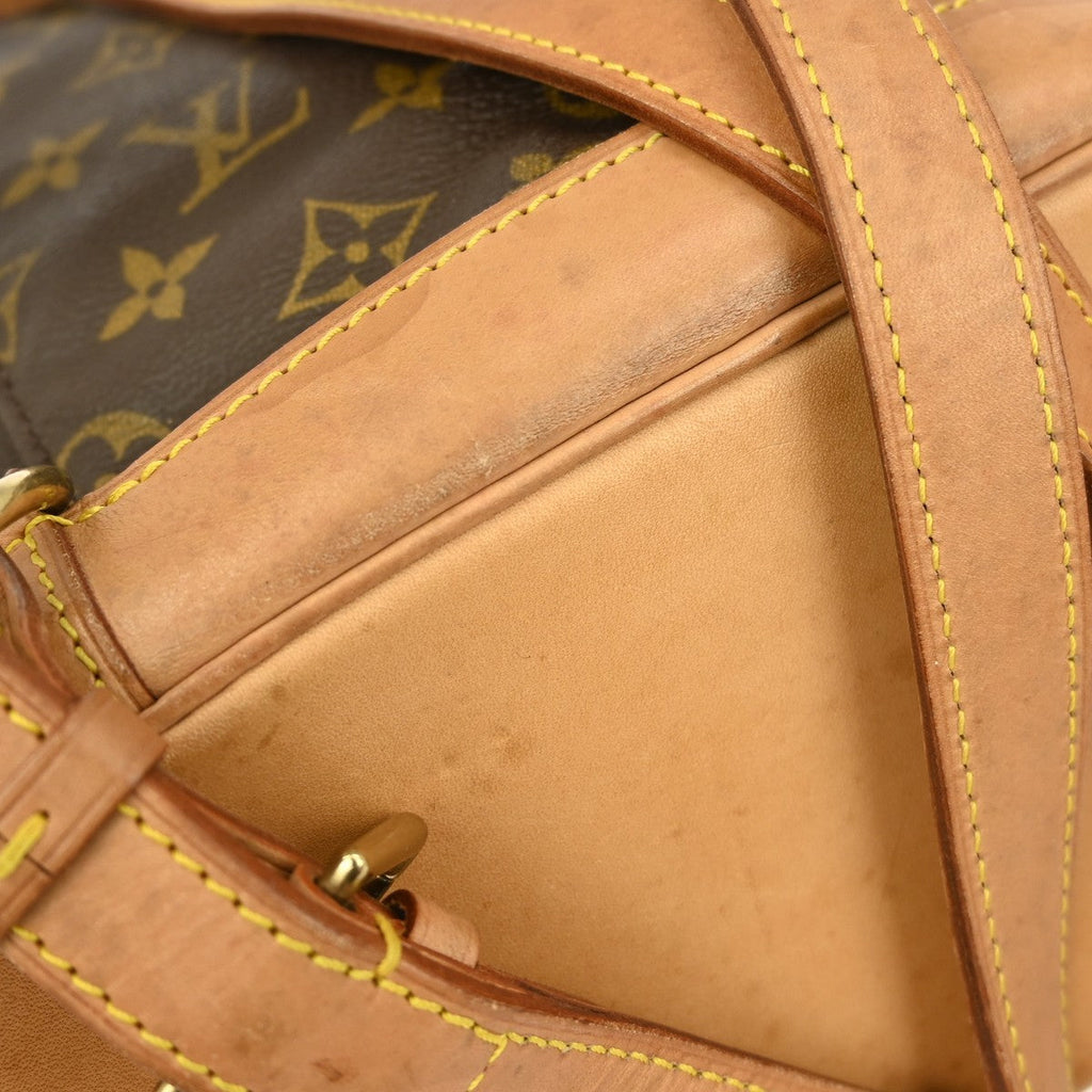 Louis Vuitton Montsouris Backpack Monogram Canvas Brown Canvas Backpack Bag (Pre-Owned)