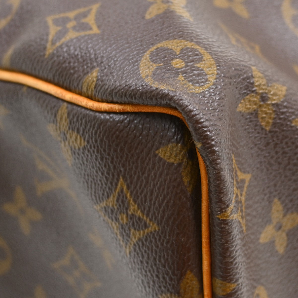 Louis Vuitton Keepall Bag Monogram Canvas Brown Canvas Travel Bag Bag (Pre-Owned)