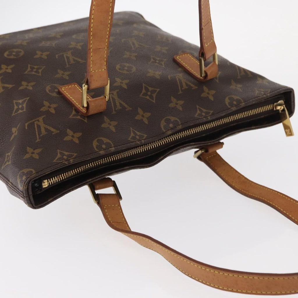 Louis Vuitton Cabas Mezzo Monogram Canvas Brown Canvas Tote Bag Bag (Pre-Owned)