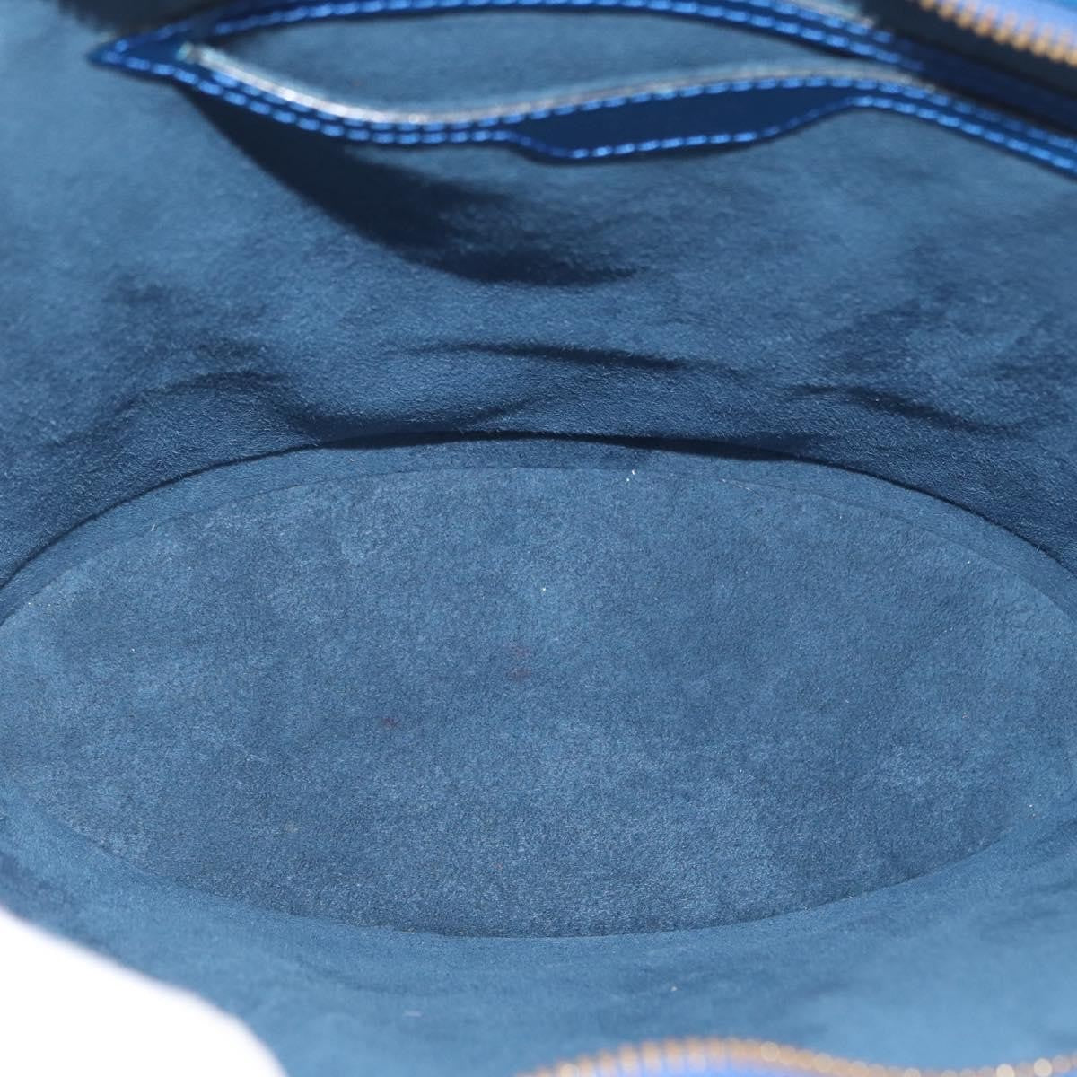 Louis Vuitton Saint Jacques Handbag Epi Leather Blue Leather Handbag (Pre-Owned)