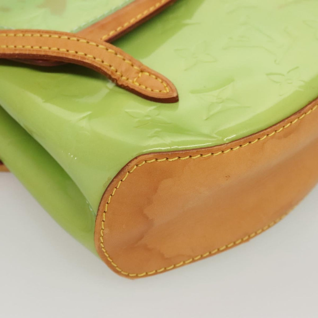 Louis Vuitton Biscayne Bay Handbag Monogram Vernis Green Patent_Leather Shoulder Bag Bag (Pre-Owned)