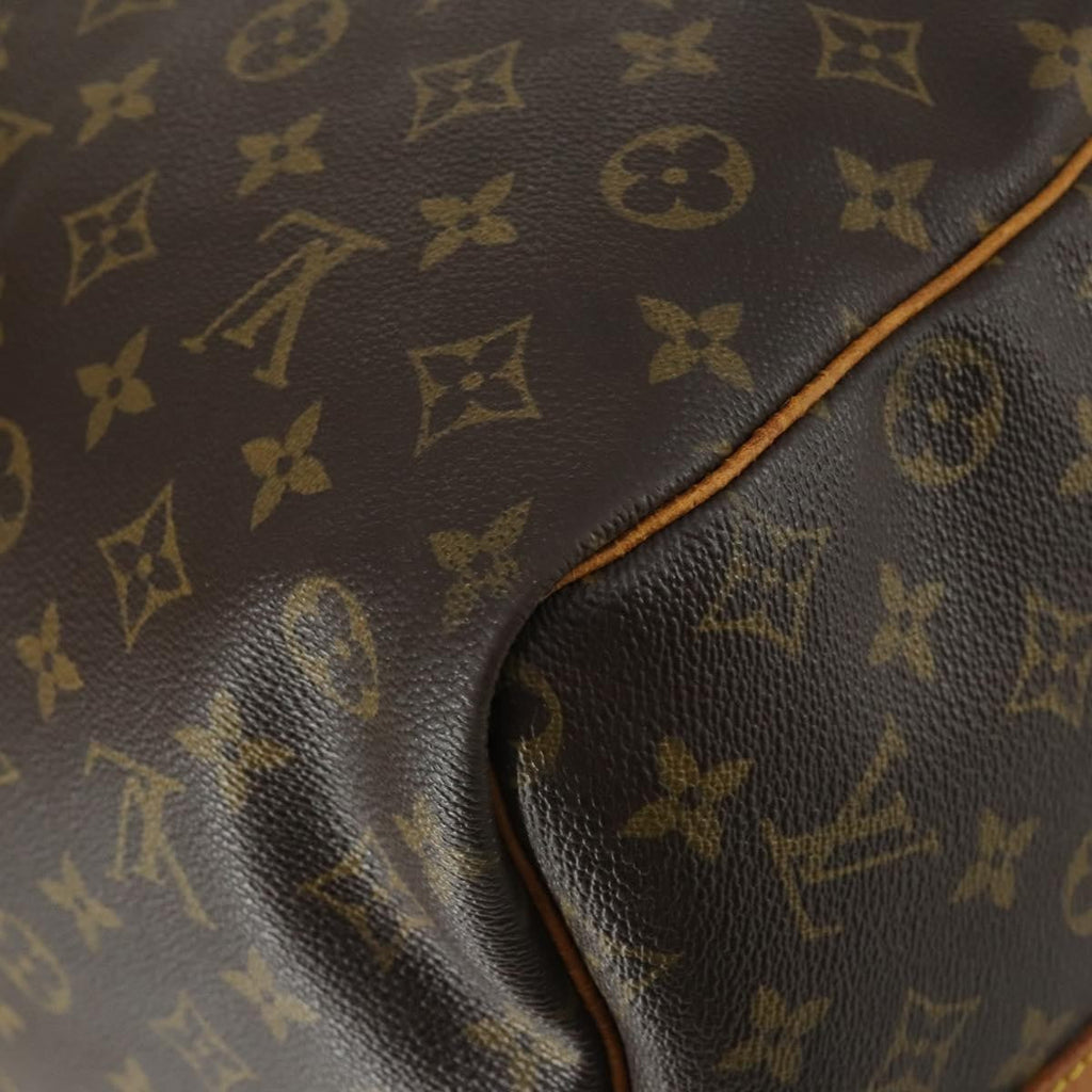 Louis Vuitton Keepall Bandouliere Bag Monogram Canvas Brown Canvas Travel Bag Bag (Pre-Owned)
