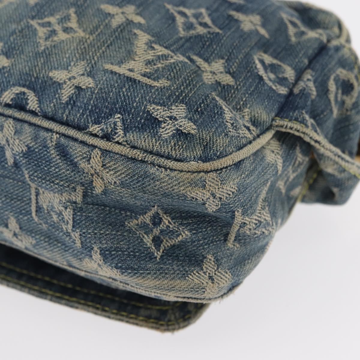 Louis Vuitton Bum Bag Denim Blue Denim_Jeans Shoulder Bag Bag (Pre-Owned)