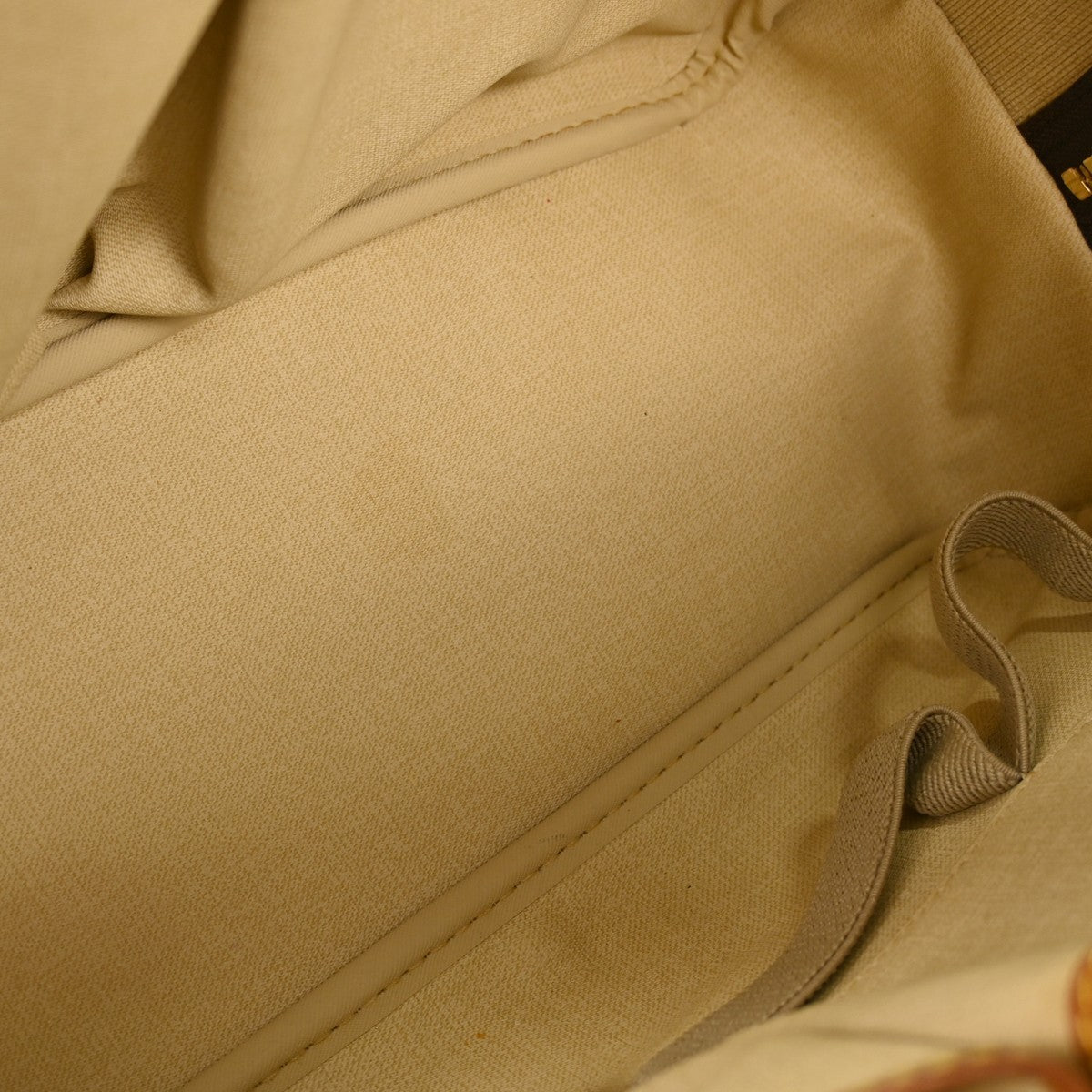 Louis Vuitton Deauville Handbag Monogram Canvas Brown Canvas Handbag (Pre-Owned)